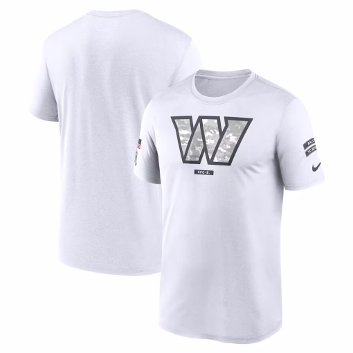 Washington Commanders Nike 2024 Salute To Service Legend Performance T-Shirt – White