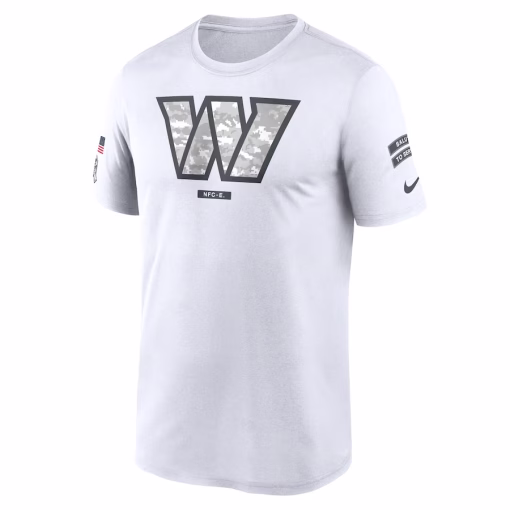Washington Commanders Nike 2024 Salute To Service Legend Performance T-Shirt – White - Image 3