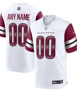 Washington Commanders Nike Game Custom Player Jersey – White