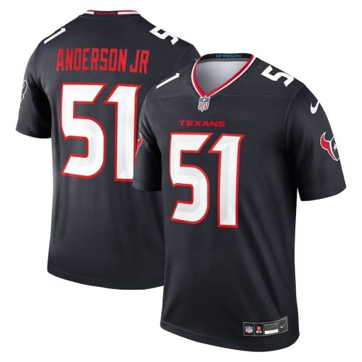 Will Anderson Jr. Houston Texans Nike Team Legend Player Performance Top – Navy