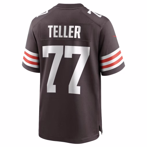 Wyatt Teller Cleveland Browns Nike Game Jersey – Brown - Image 3