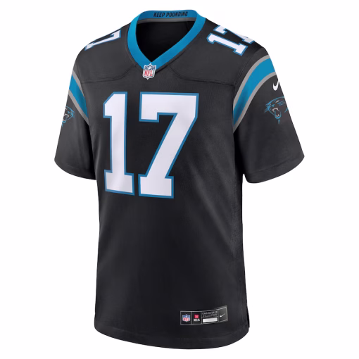 Xavier Legette Carolina Panthers Nike 2024 NFL First Round Pick Game Player Jersey – Black - Image 2