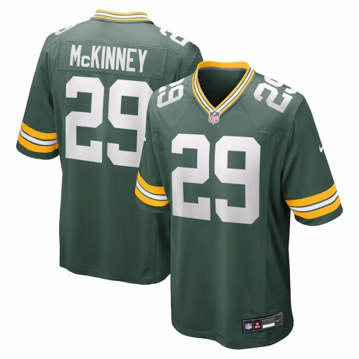 Men’s Green Bay Packers Xavier McKinney Nike Green Team Game Jersey