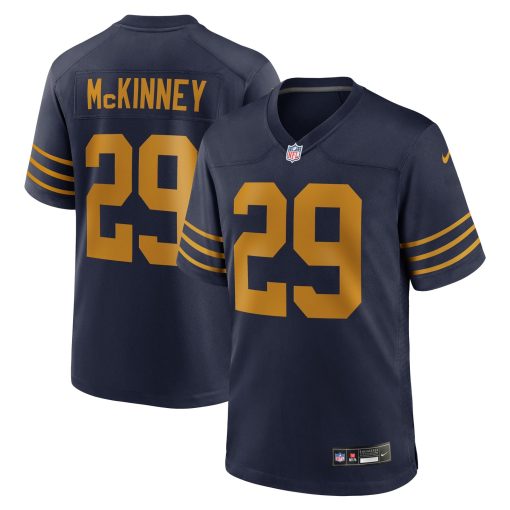 Xavier McKinney Green Bay Packers Nike The 1923 Classic Game Jersey – Navy