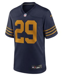 Alternative view of Xavier McKinney Green Bay Packers Nike The 1923 Classic Game Jersey – Navy