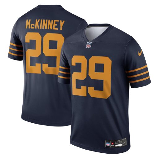 Xavier McKinney Green Bay Packers Nike The 1923 Classic Legend Player Dri-FIT Top – Navy