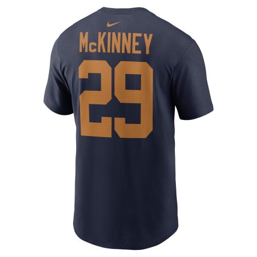 Xavier McKinney Green Bay Packers Nike The 1923 Classic Name & Number T-Shirt – Navy - Image 3