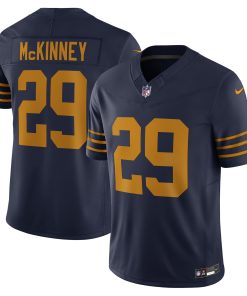 Xavier McKinney Green Bay Packers Nike The 1923 Classic Vapor F.U.S.E. Limited Jersey – Navy