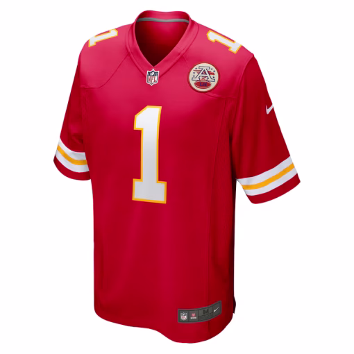 Men’s Kansas City Chiefs Xavier Worthy Nike Red Player Game Jersey - Image 2