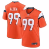 Zach Allen Denver Broncos Nike Team Game Jersey – Orange