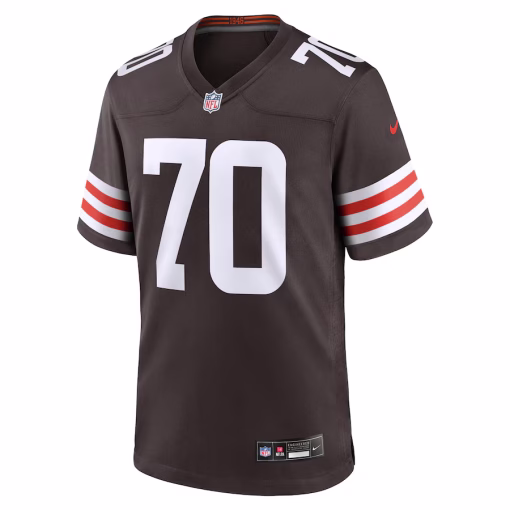 Zak Zinter Cleveland Browns Nike Team Game Jersey – Brown - Image 2