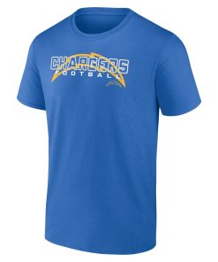 Alternative view of Los Angeles Chargers Stellar Personalized Name & Number T-Shirt – Powder Blue