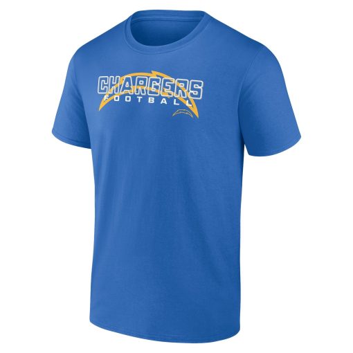Los Angeles Chargers Stellar Personalized Name & Number T-Shirt – Powder Blue - Image 2