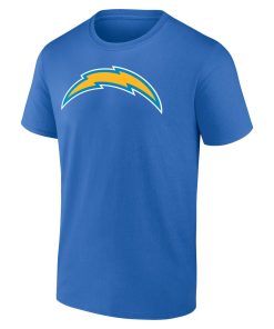 Alternative view of Los Angeles Chargers Team Authentic Personalized Name & Number T-Shirt – Powder Blue