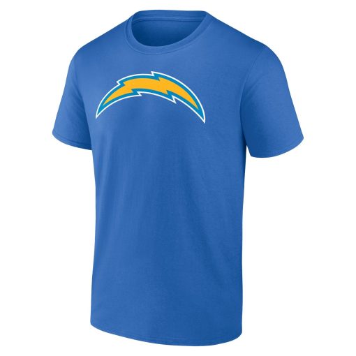 Los Angeles Chargers Team Authentic Personalized Name & Number T-Shirt – Powder Blue - Image 2