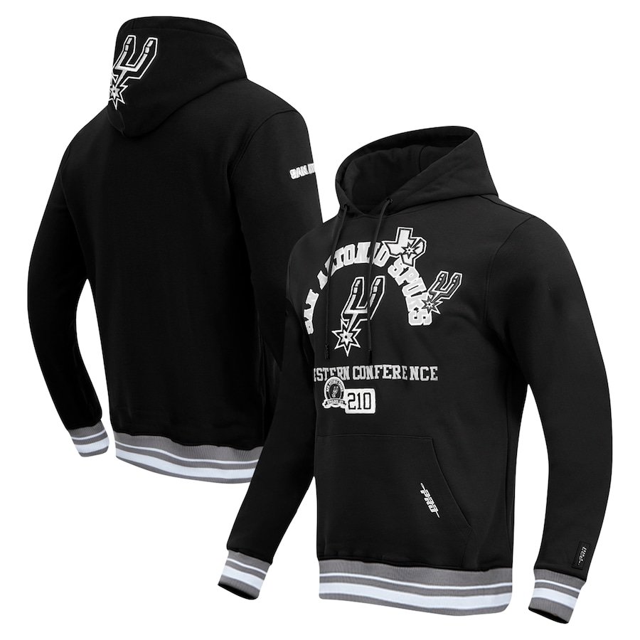 San Antonio Spurs Pro Standard Area Code Pullover Hoodie – Black