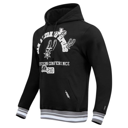San Antonio Spurs Pro Standard Area Code Pullover Hoodie – Black - Image 2