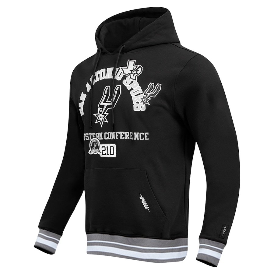San Antonio Spurs Pro Standard Area Code Pullover Hoodie – Black - Image 2