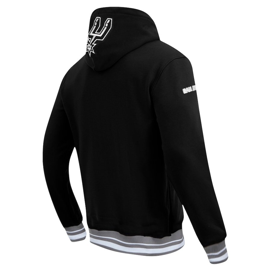 San Antonio Spurs Pro Standard Area Code Pullover Hoodie – Black - Image 3