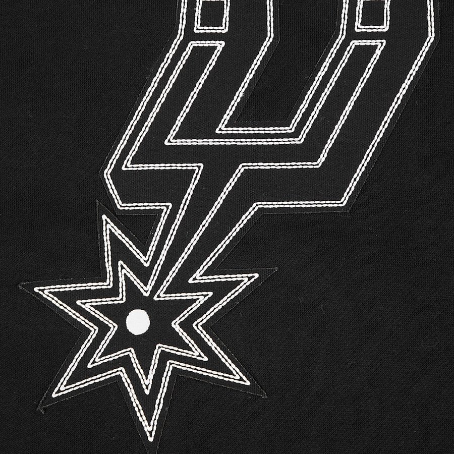 San Antonio Spurs Pro Standard Paint the City Drop Shoulder Sweatshirt – Black - Image 4