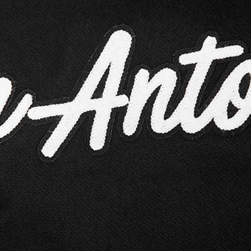 San Antonio Spurs Pro Standard Paint the City Drop Shoulder Sweatshirt – Black - Image 5