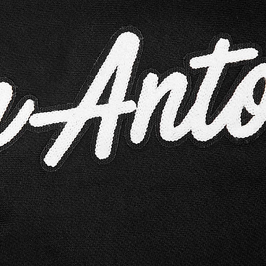 San Antonio Spurs Pro Standard Paint the City Drop Shoulder Sweatshirt – Black - Image 5