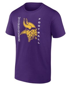 Alternative view of Minnesota Vikings Stellar Personalized Name & Number T-Shirt – Purple