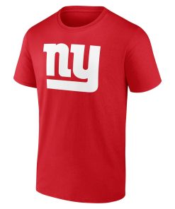 Alternative view of New York Giants  Team Authentic Custom T-Shirt – Red