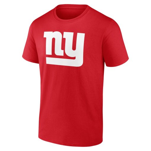 New York Giants  Team Authentic Custom T-Shirt – Red - Image 2