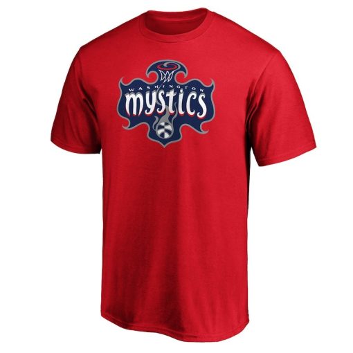 Washington Mystics Logo T-Shirt – Red - Image 2