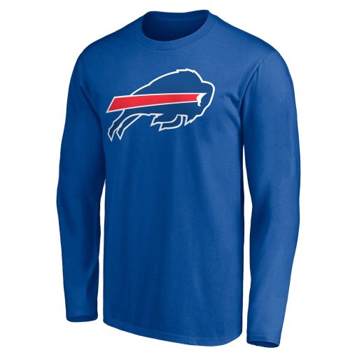 Buffalo Bills Team Authentic Personalized Name & Number Long Sleeve T-Shirt – Royal - Image 2