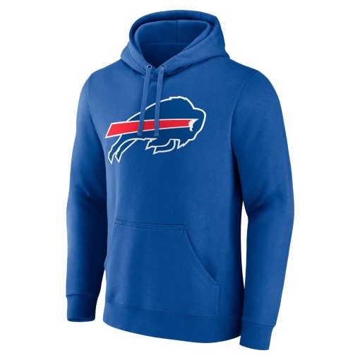 Buffalo Bills Team Authentic Personalized Name & Number Pullover Hoodie – Royal - Image 2