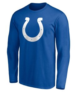 Alternative view of Indianapolis Colts Team Authentic Personalized Name & Number Long Sleeve T-Shirt – Royal