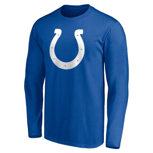 Indianapolis Colts Team Authentic Personalized Name & Number Long Sleeve T-Shirt – Royal - Image 2