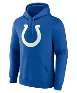 Alternative view of Indianapolis Colts Team Authentic Personalized Name & Number Pullover Hoodie – Royal