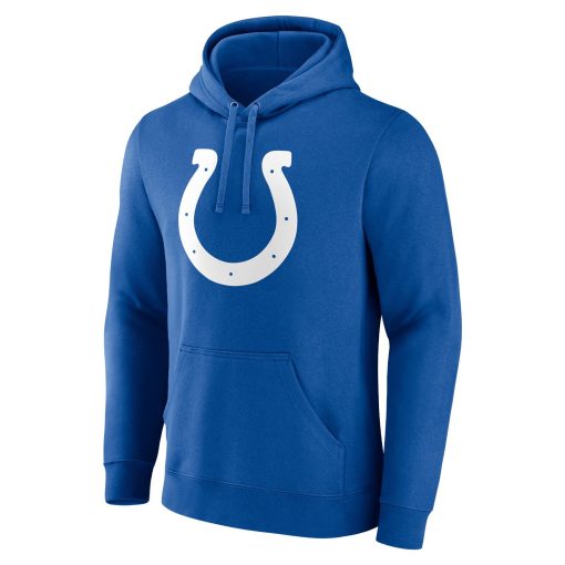 Indianapolis Colts Team Authentic Personalized Name & Number Pullover Hoodie – Royal - Image 2