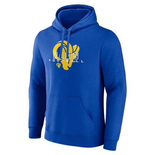 Los Angeles Rams Stellar Personalized Name & Number Pullover Hoodie – Royal - Image 2