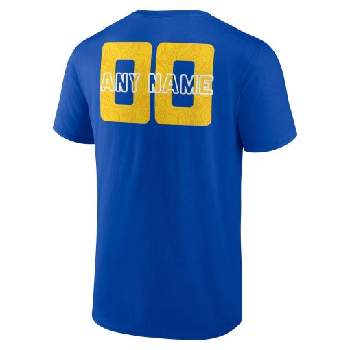 Los Angeles Rams Stellar Personalized Name & Number T-Shirt – Royal - Image 3