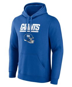 Alternative view of New York Giants Personalized Name & Number Team Wordmark Pullover Hoodie – Royal