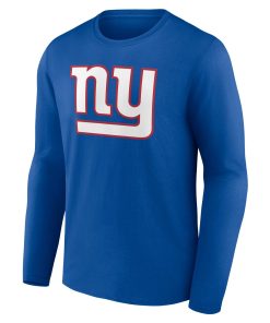 Alternative view of New York Giants  Team Authentic Custom Long Sleeve T-Shirt – Royal