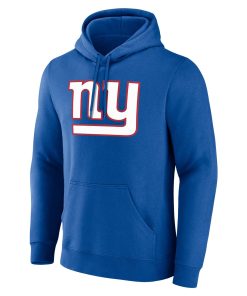 Alternative view of New York Giants  Team Authentic Custom Pullover Hoodie – Royal