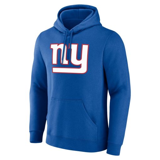 New York Giants  Team Authentic Custom Pullover Hoodie – Royal - Image 2
