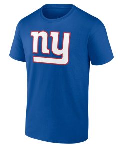 Alternative view of New York Giants  Team Authentic Custom T-Shirt – Royal