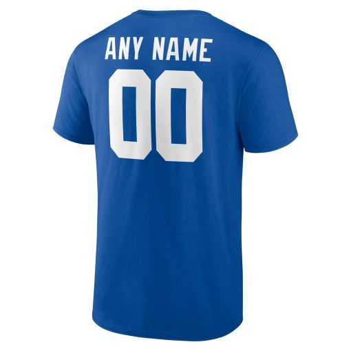 New York Giants  Team Authentic Custom T-Shirt – Royal - Image 3