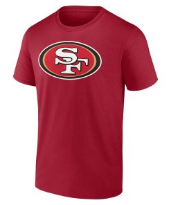Alternative view of San Francisco 49ers Team Authentic Personalized Name & Number T-Shirt – Scarlet