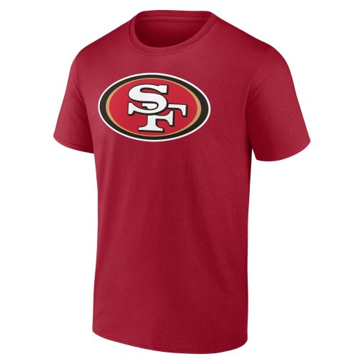 San Francisco 49ers Team Authentic Personalized Name & Number T-Shirt – Scarlet - Image 2