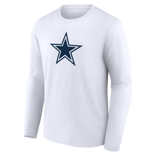 Dallas Cowboys  Team Authentic Custom Long Sleeve T-Shirt – White - Image 2