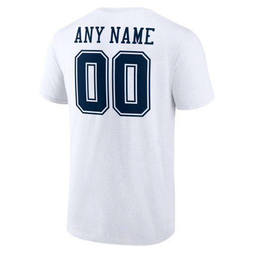 Dallas Cowboys  Team Authentic Custom T-Shirt – White - Image 3