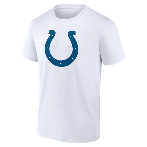 Indianapolis Colts Team Authentic Logo Personalized Name & Number T-Shirt – White - Image 2