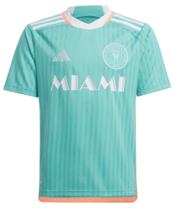 Alternative view of Inter Miami CF adidas Youth 2024 Archive Replica Jersey – Aqua